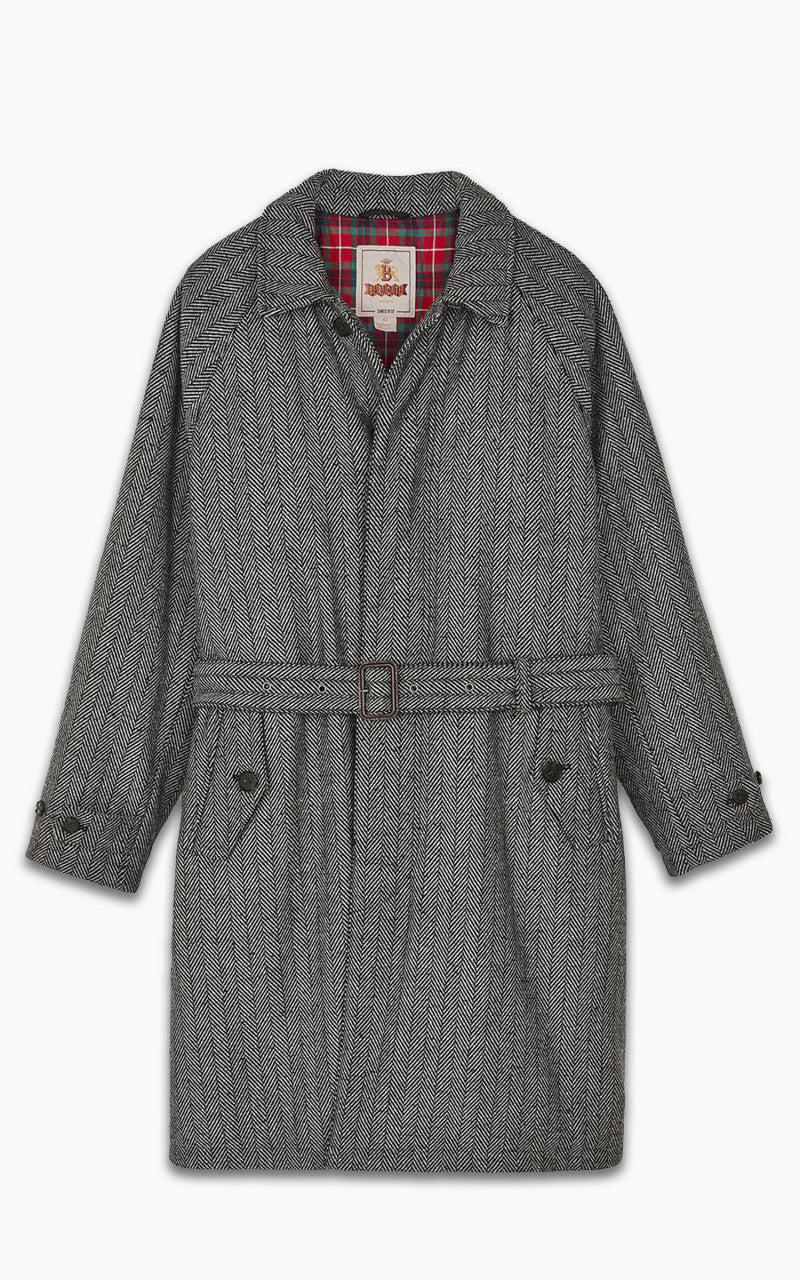 Baracuta Bal Coat Herringbone Grey
