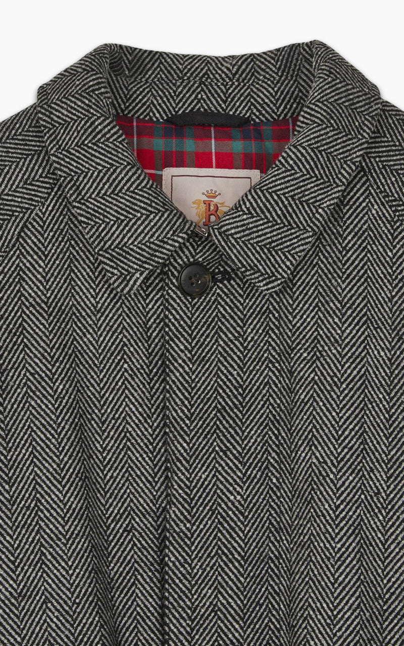 Baracuta Bal Coat Herringbone Grey