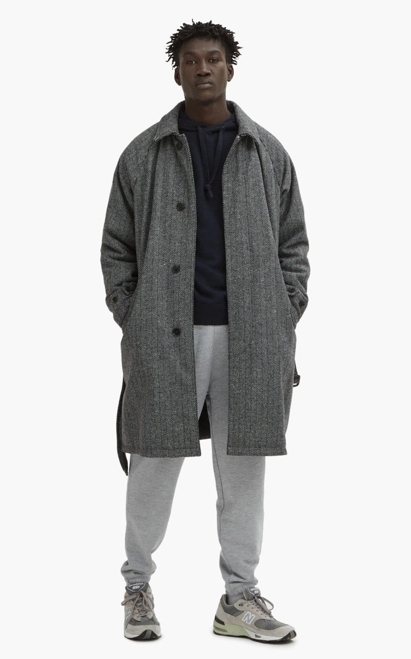 Baracuta Bal Coat Herringbone Grey