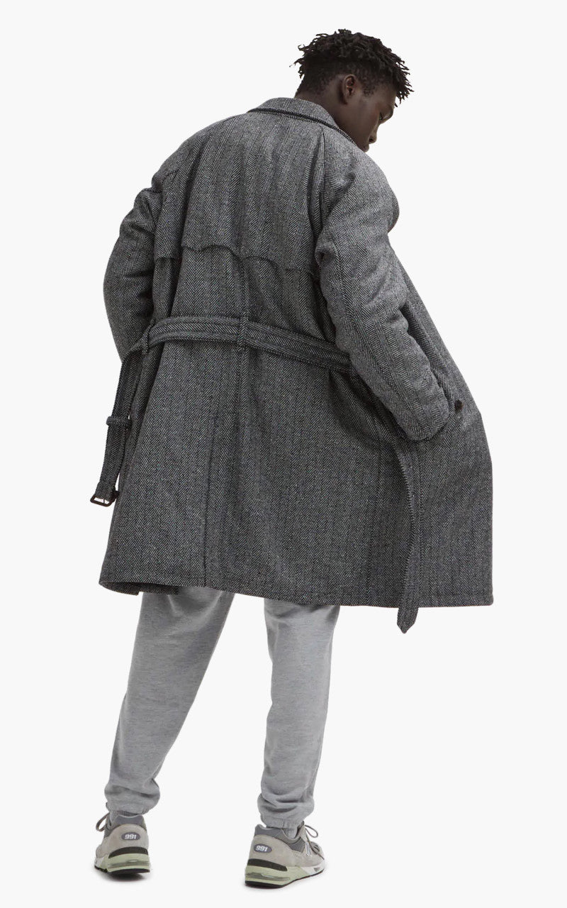 Baracuta Bal Coat Herringbone Grey