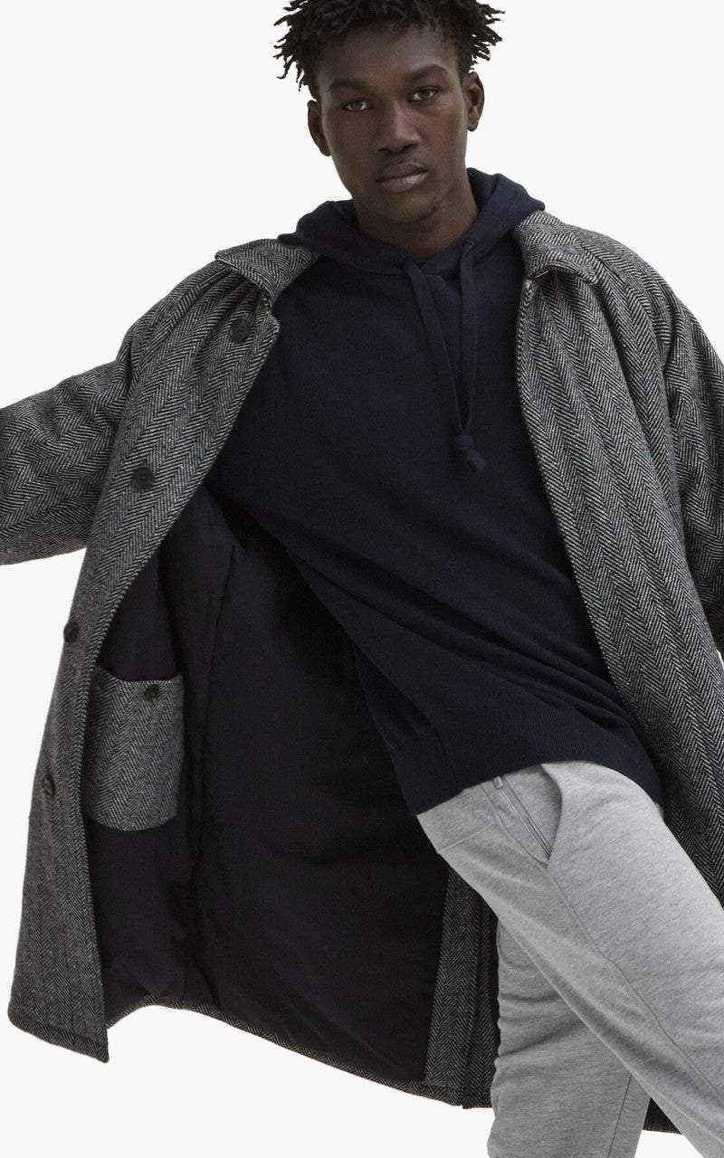 Baracuta Bal Coat Herringbone Grey