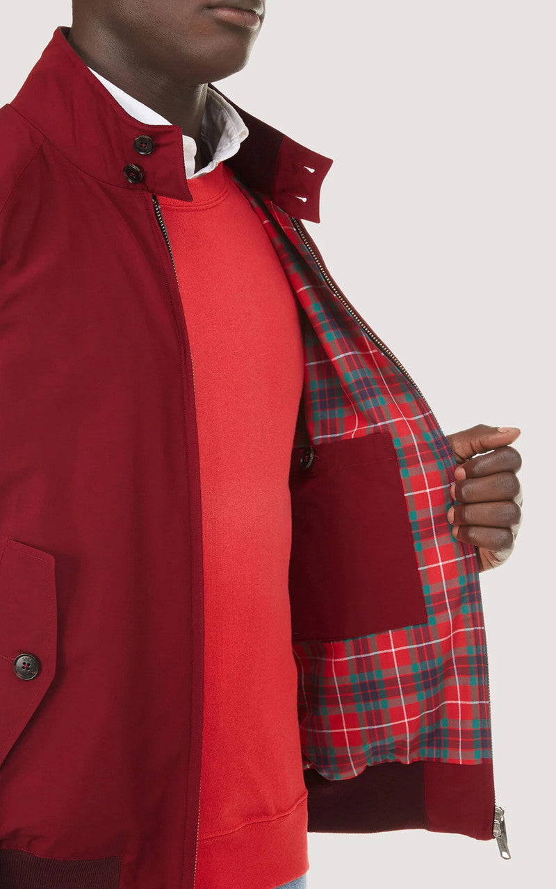Baracuta G9 Classic Harrington Jacket Tawny Port