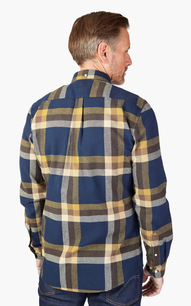 Barbour Folley Tailored Shirt Navy