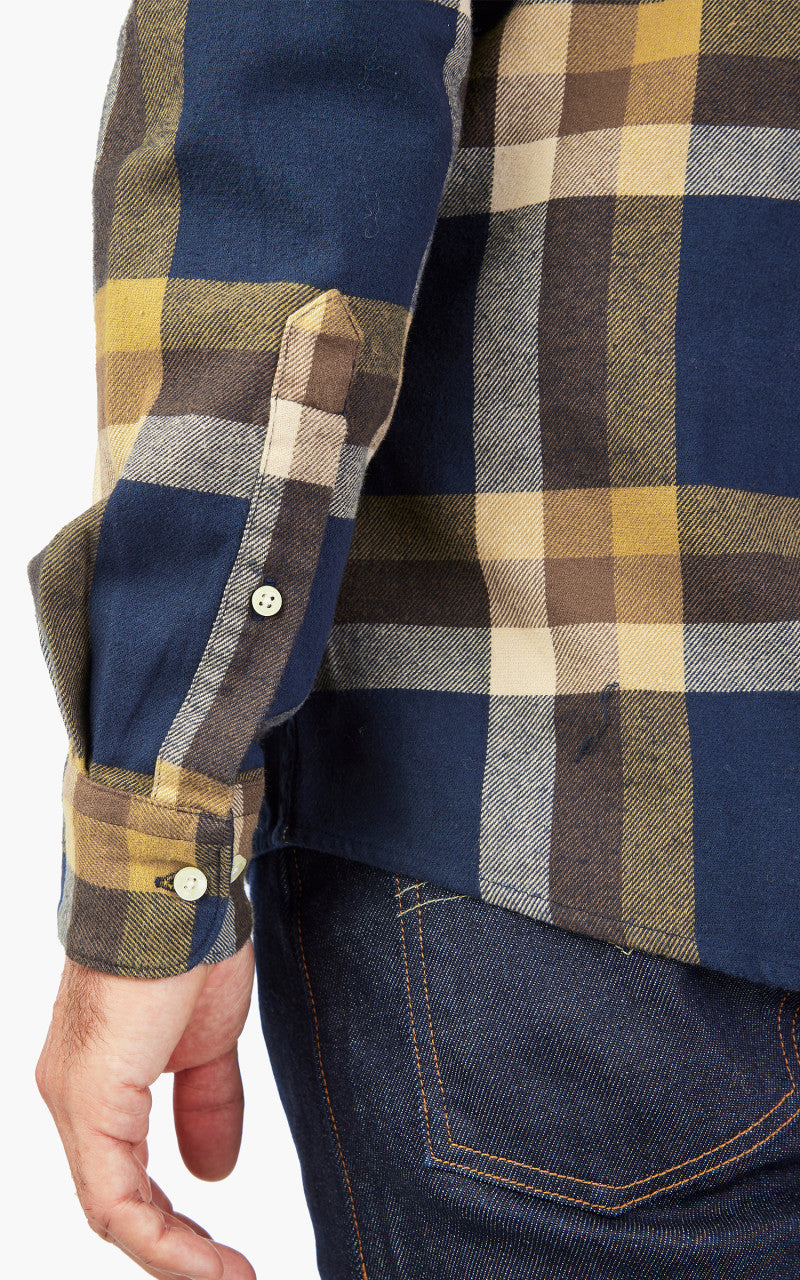 Barbour Folley Tailored Shirt Navy