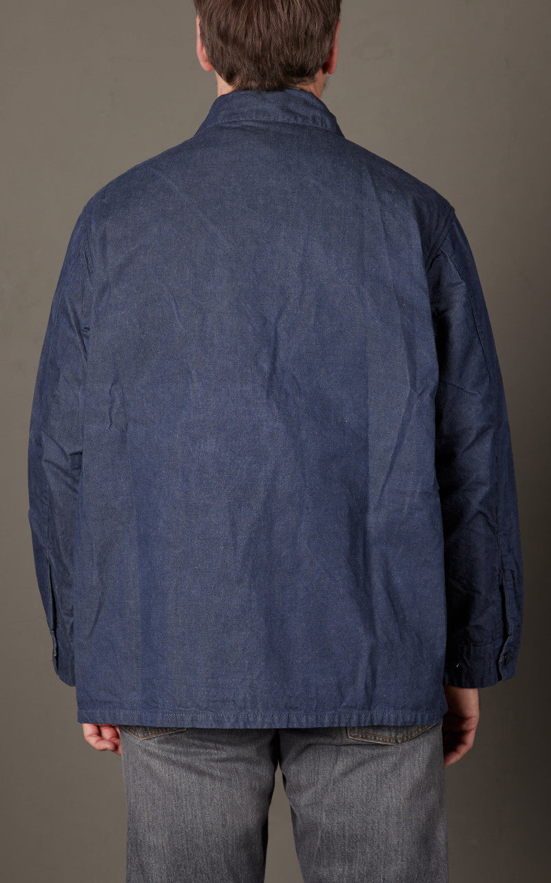 Barbour Denim Jungle Fatigue Casual Jacket Indigo