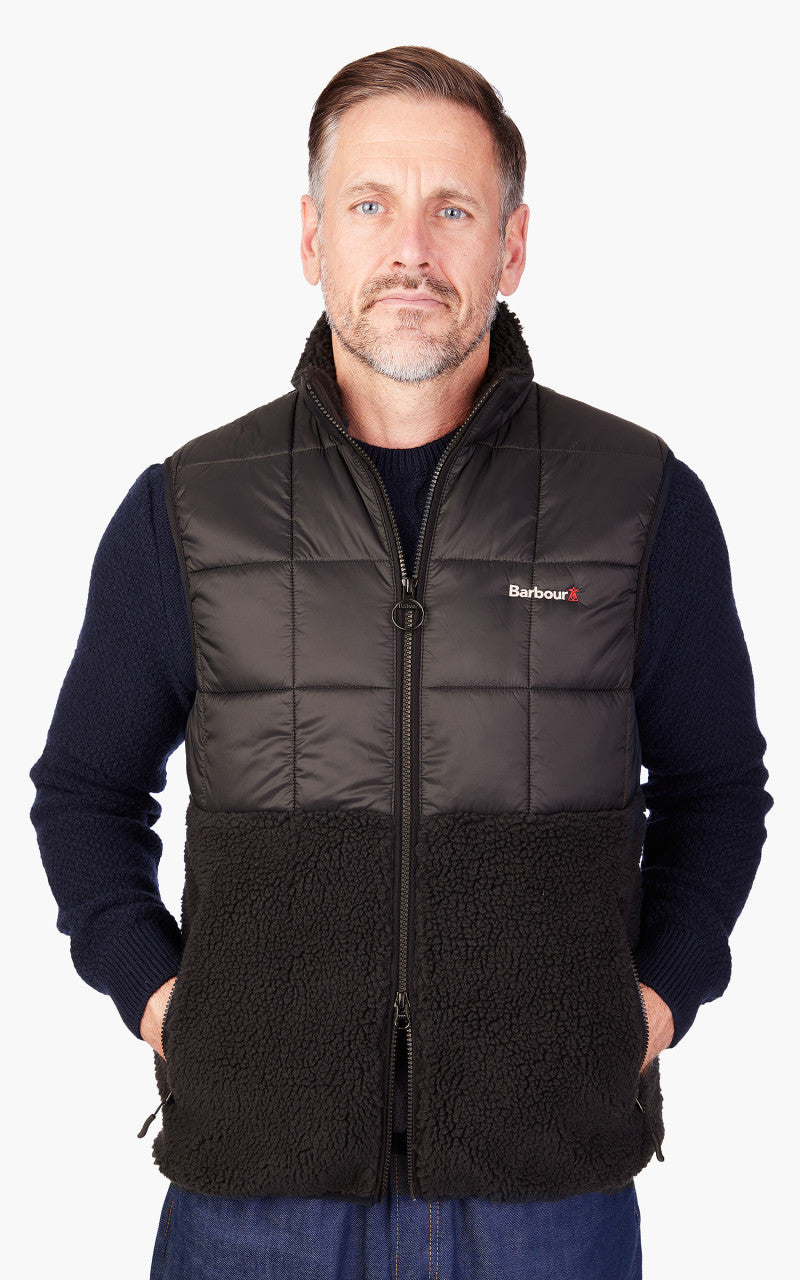 Barbour Fell Fleece Gilet Black