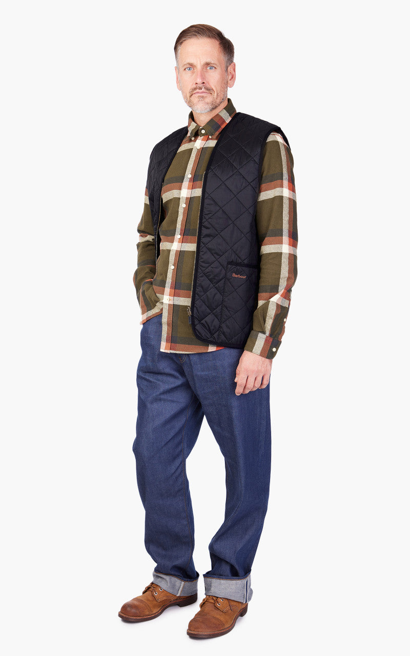 Barbour Quilted Zip Liner Black