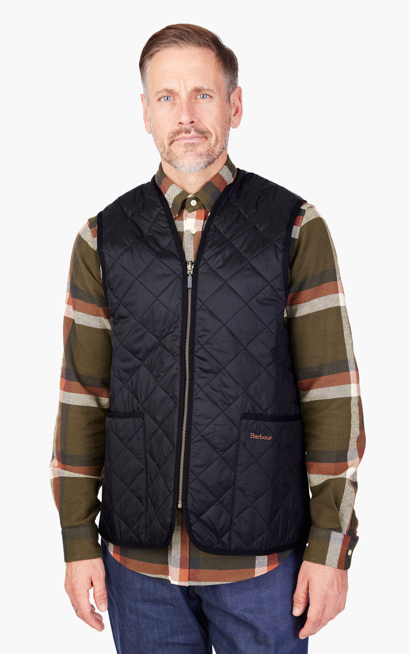 Barbour Quilted Zip Liner Black