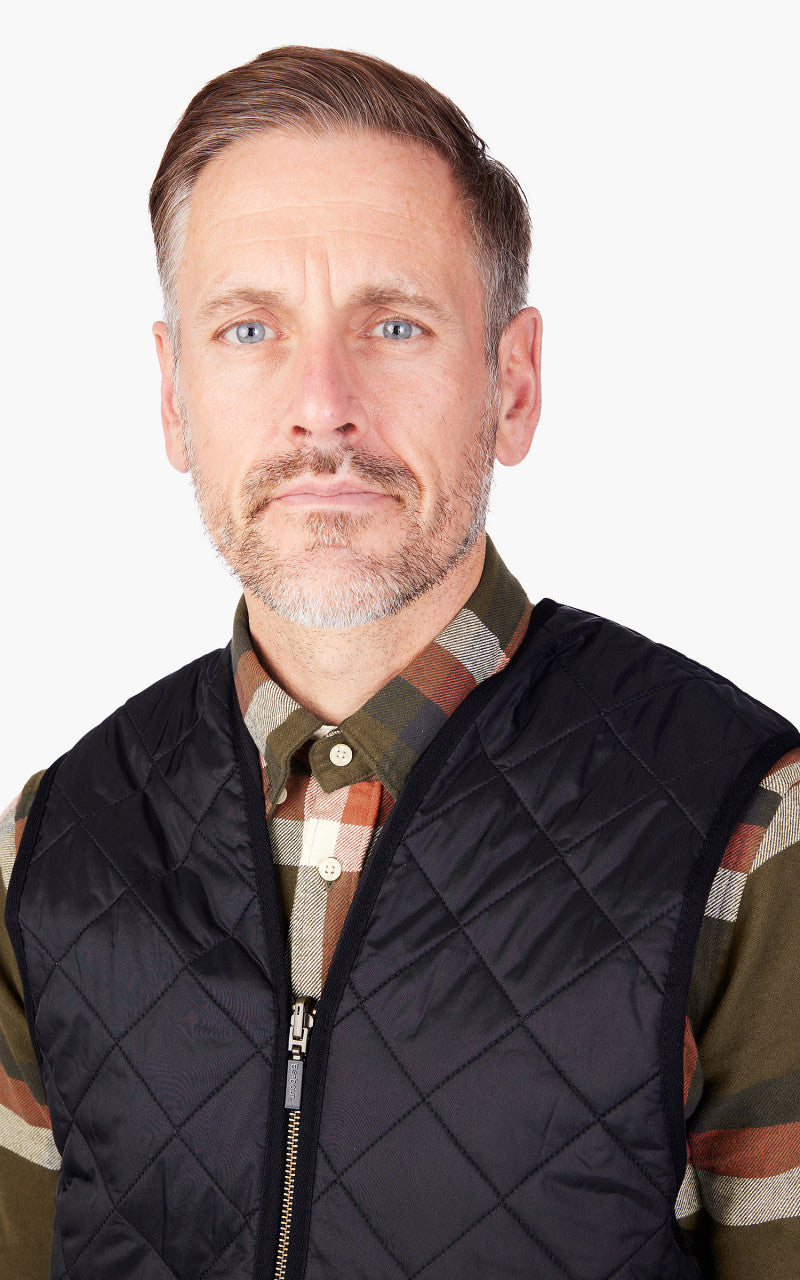 Barbour Quilted Zip Liner Black