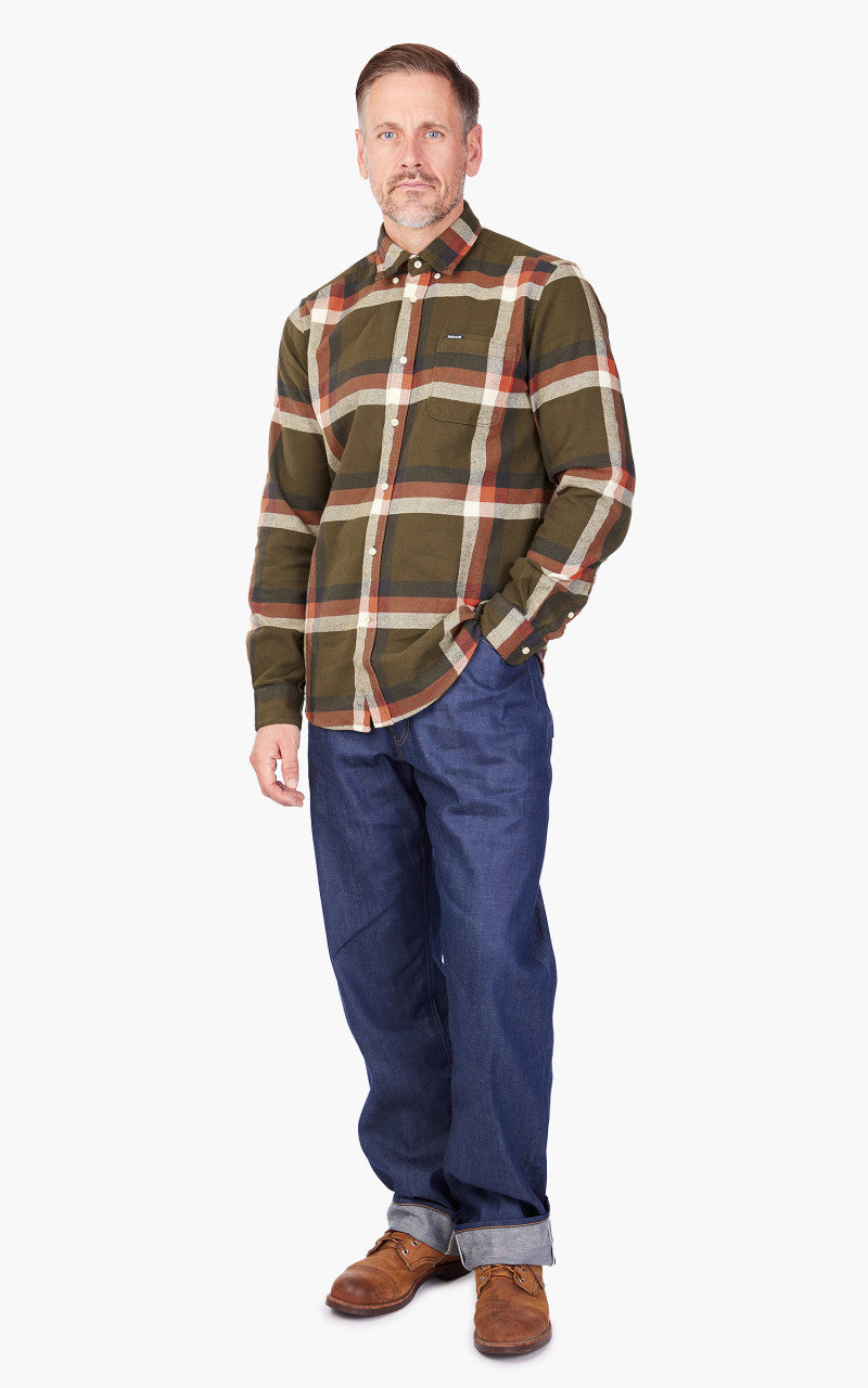 Barbour Folley Tailored Shirt Olive