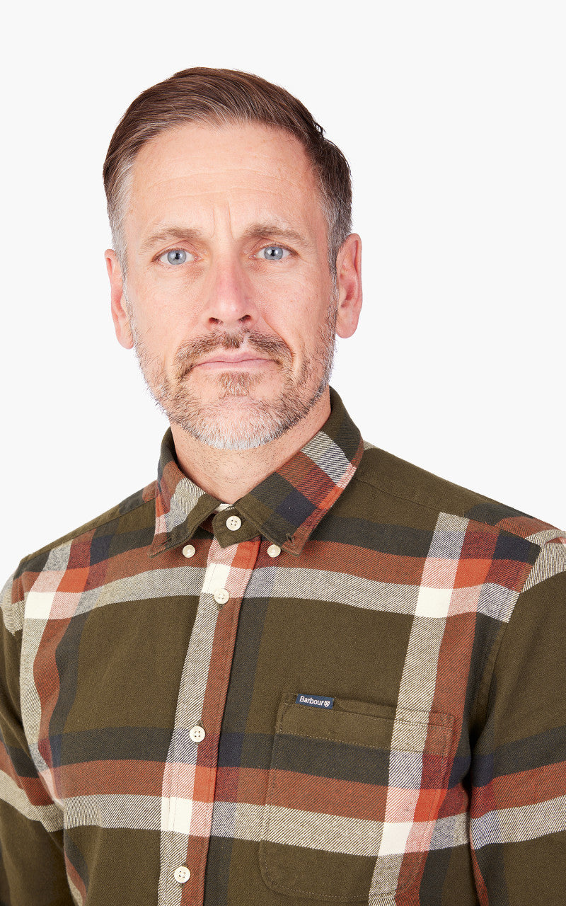 Barbour Folley Tailored Shirt Olive