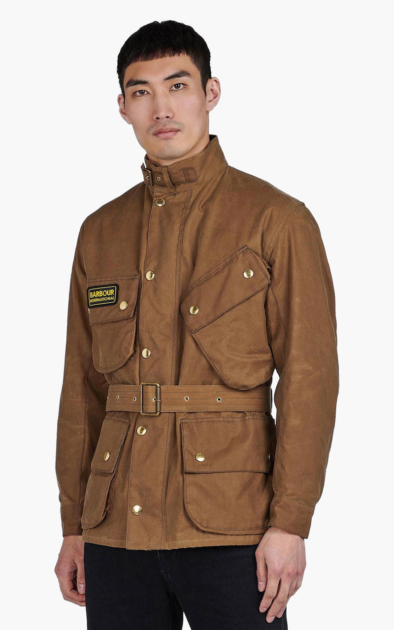 Barbour International Original Wax Jacket Sand