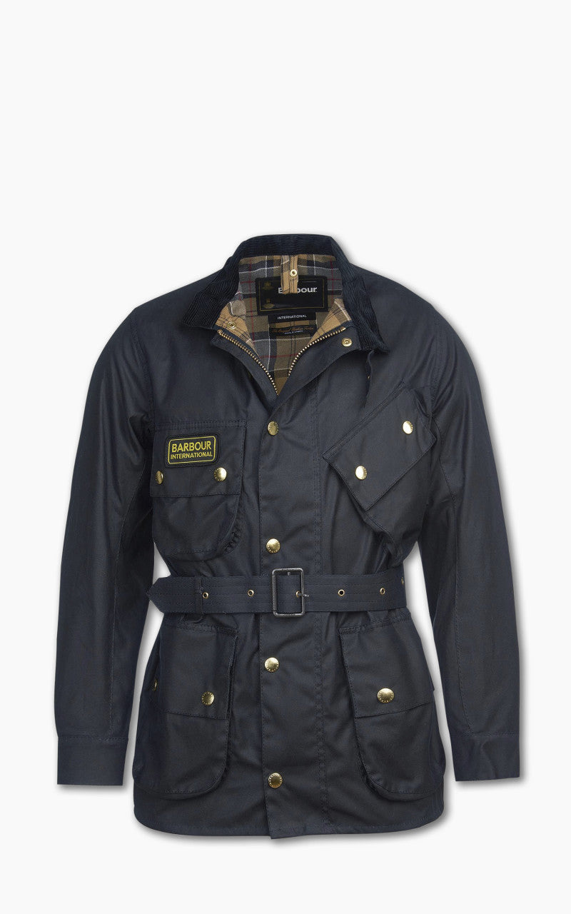 Barbour International Original Wax Jacket Navy