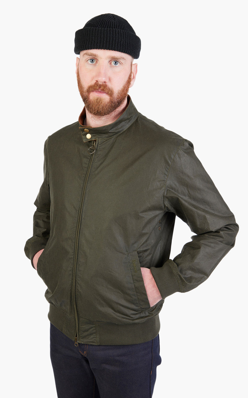 Barbour Lightweight Royston Wax Jacket Archive Olive