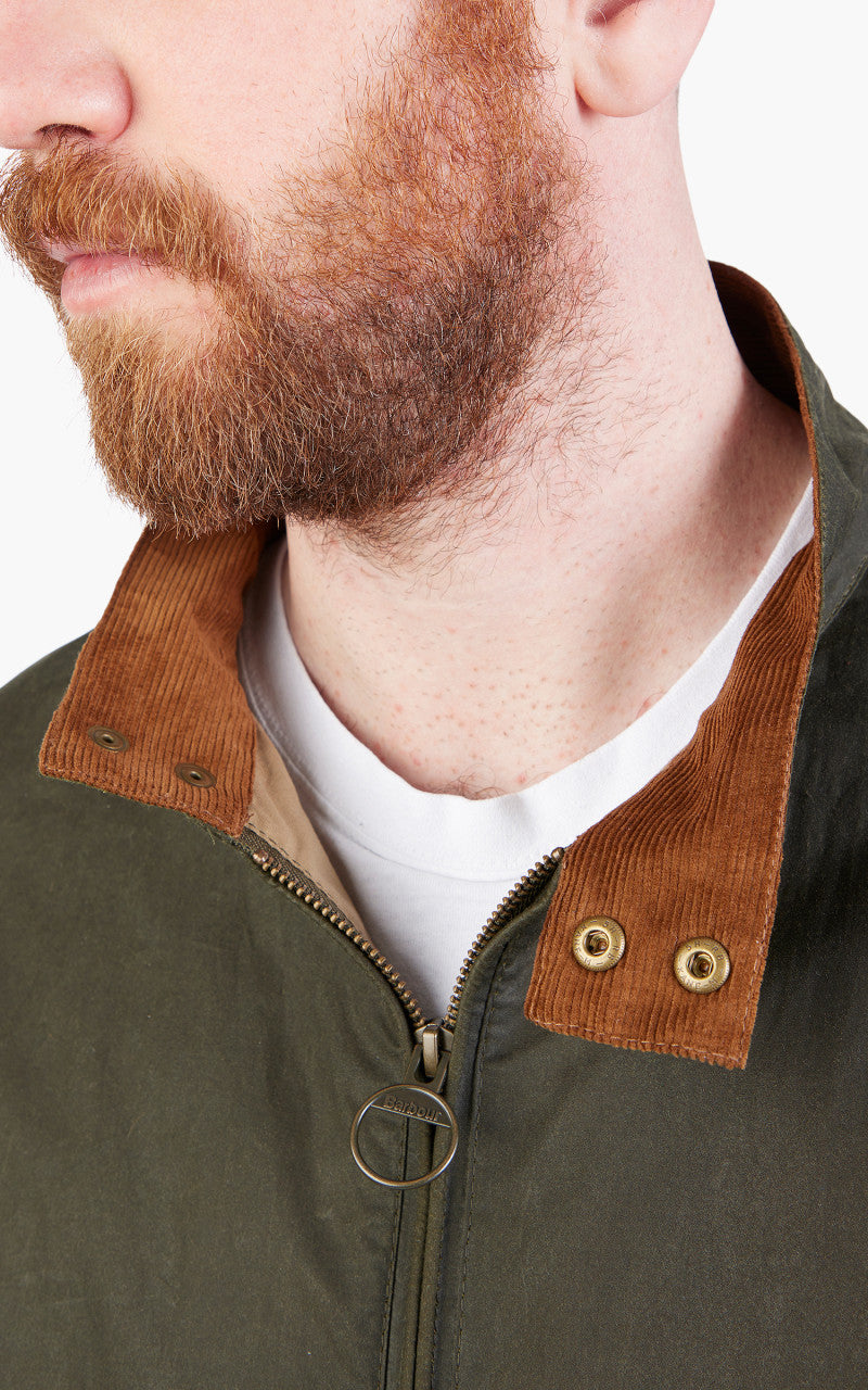 Barbour Lightweight Royston Wax Jacket Archive Olive