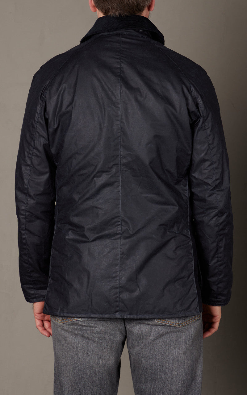 Barbour Lightweight Ashby Wax Jacket Royal Navy