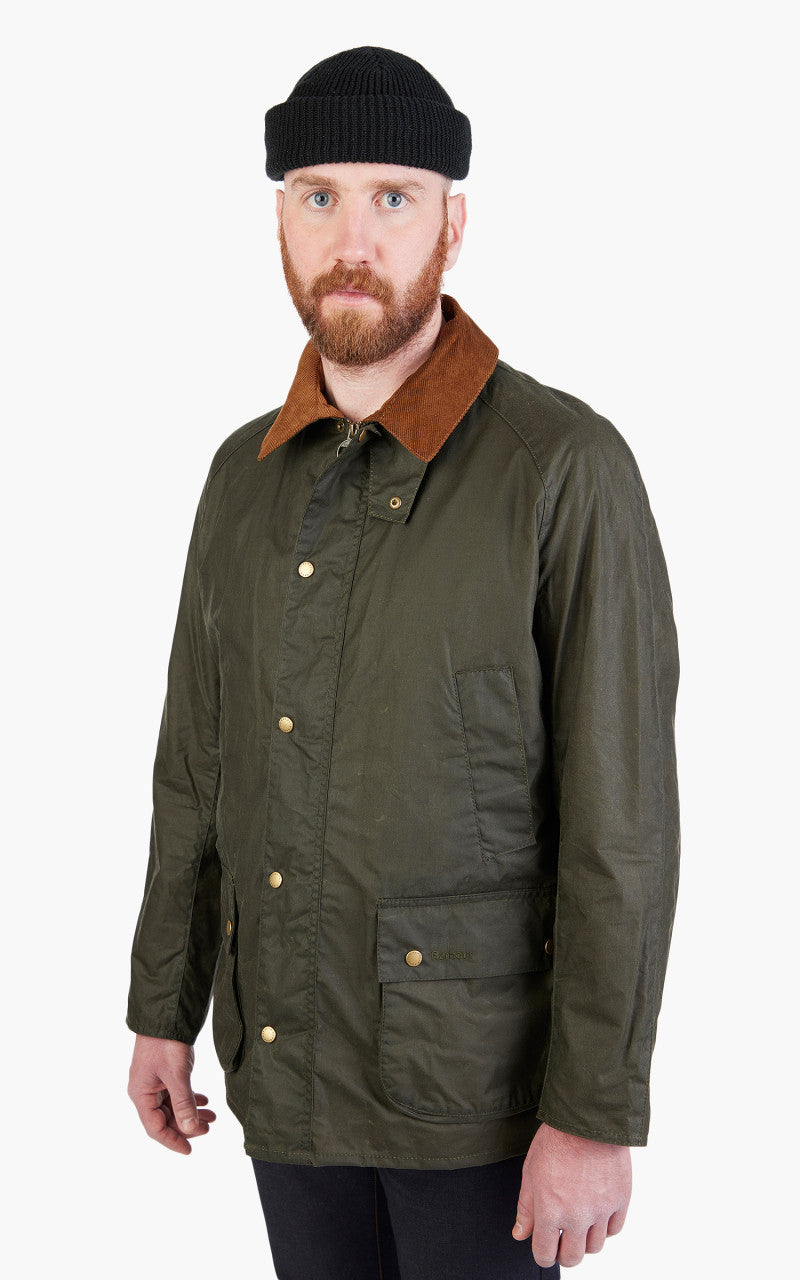 Barbour Lightweight Ashby Wax Jacket Archive Olive
