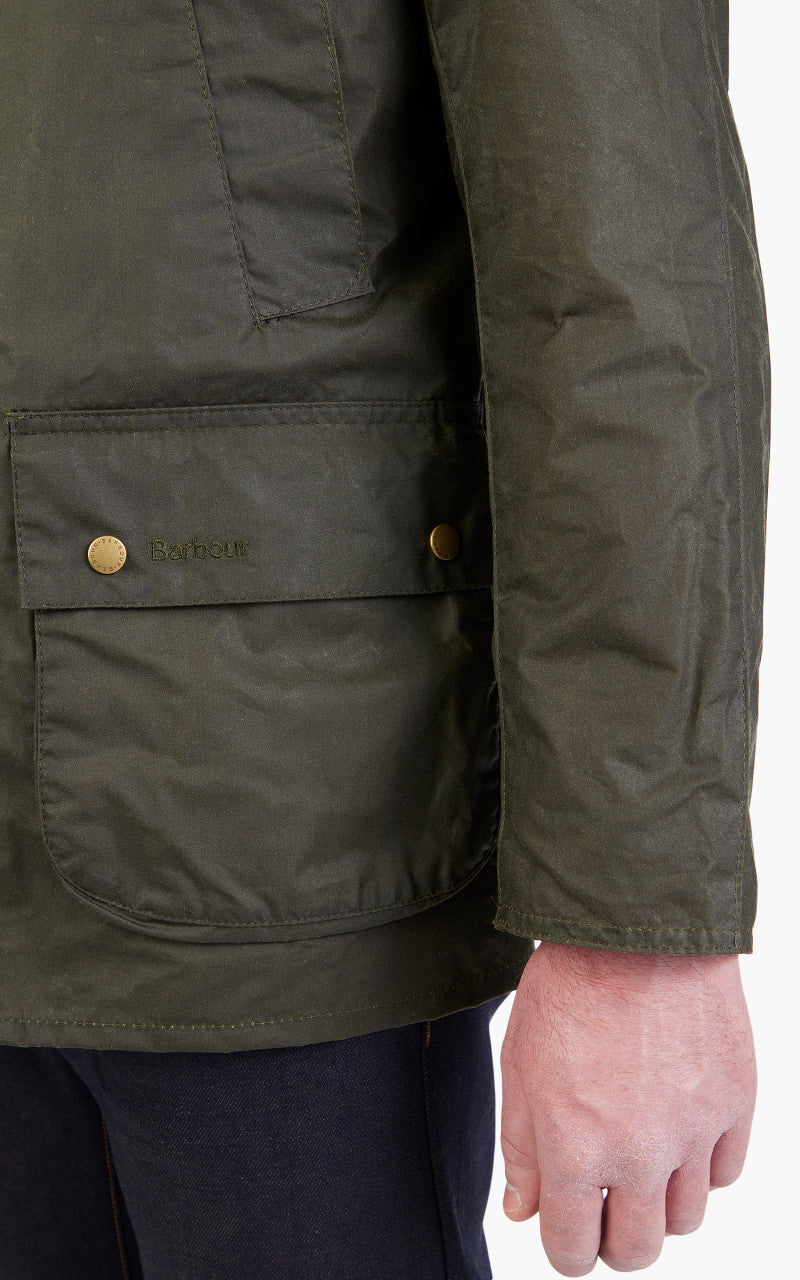 Barbour Lightweight Ashby Wax Jacket Archive Olive