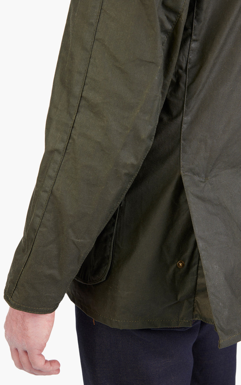 Barbour Lightweight Ashby Wax Jacket Archive Olive