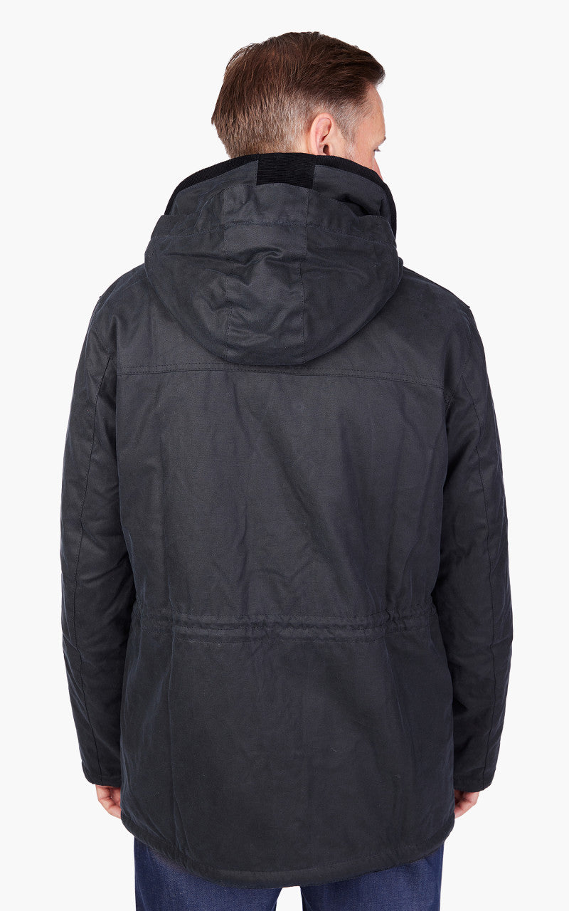 Barbour Winter Corbridge Wax Jacket Navy