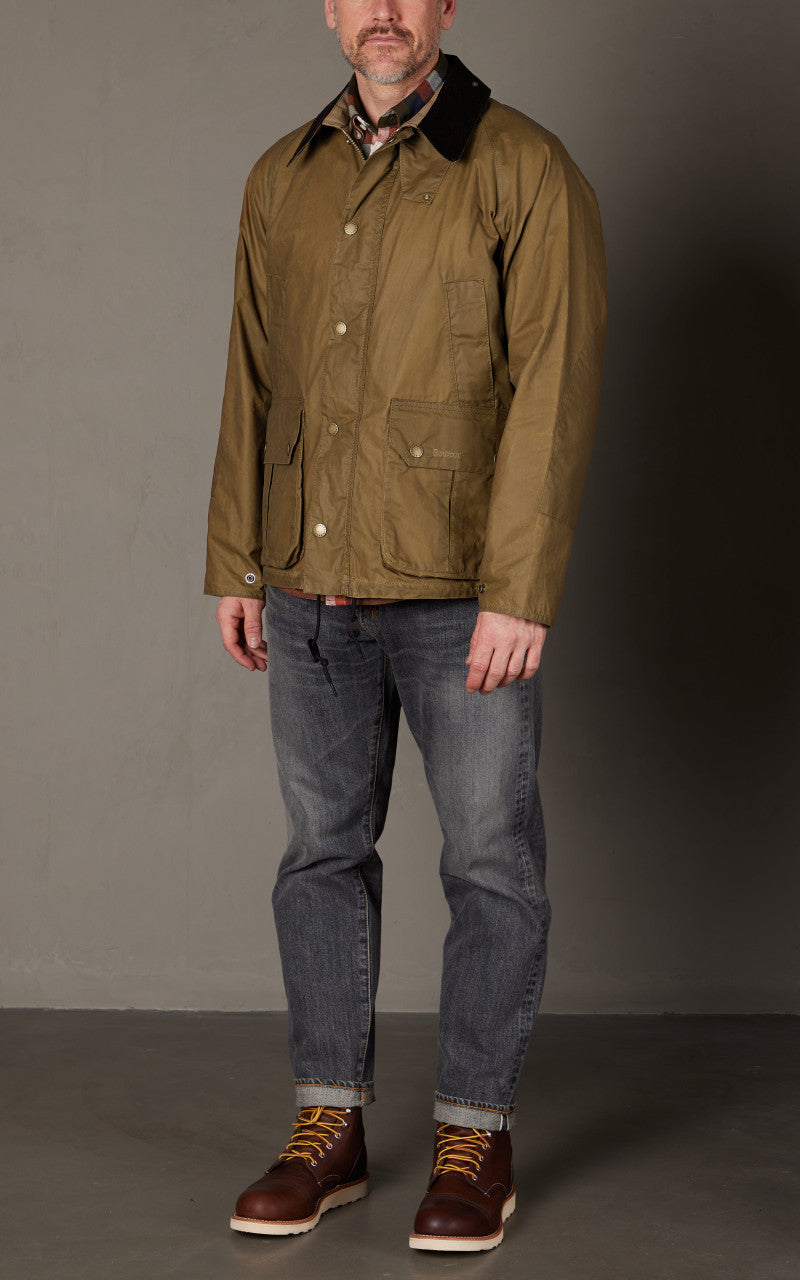 Barbour Deck Waxed Jacket Sand
