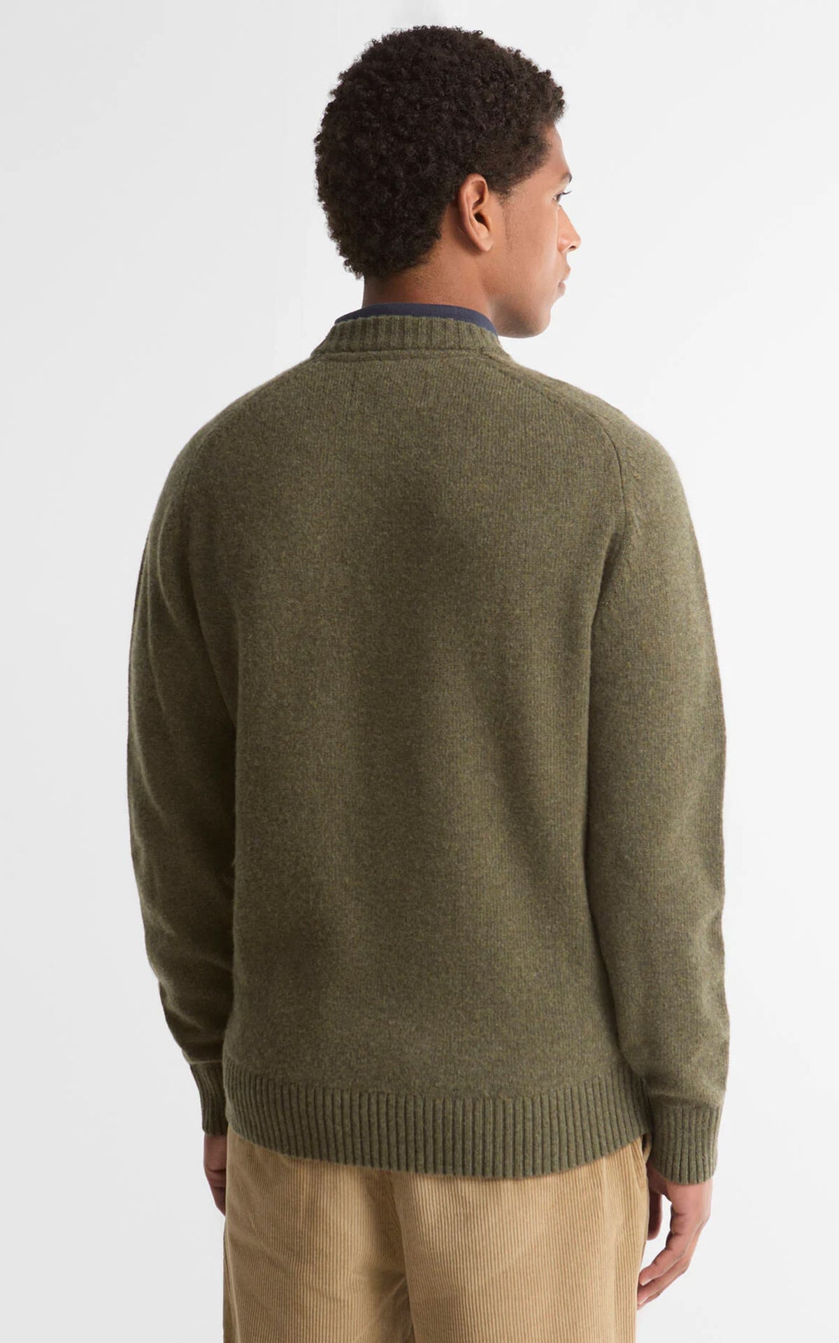 Barbour Sweatshirt Newtown Mid Olive