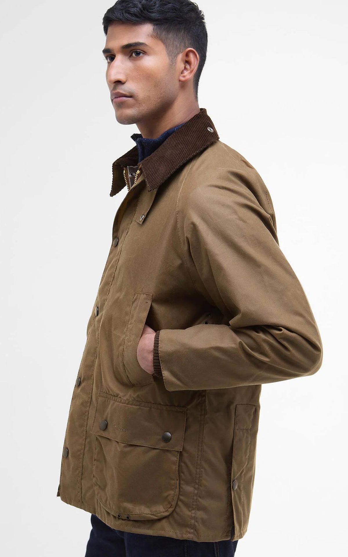 Barbour Bedale Wax Jacket Bark