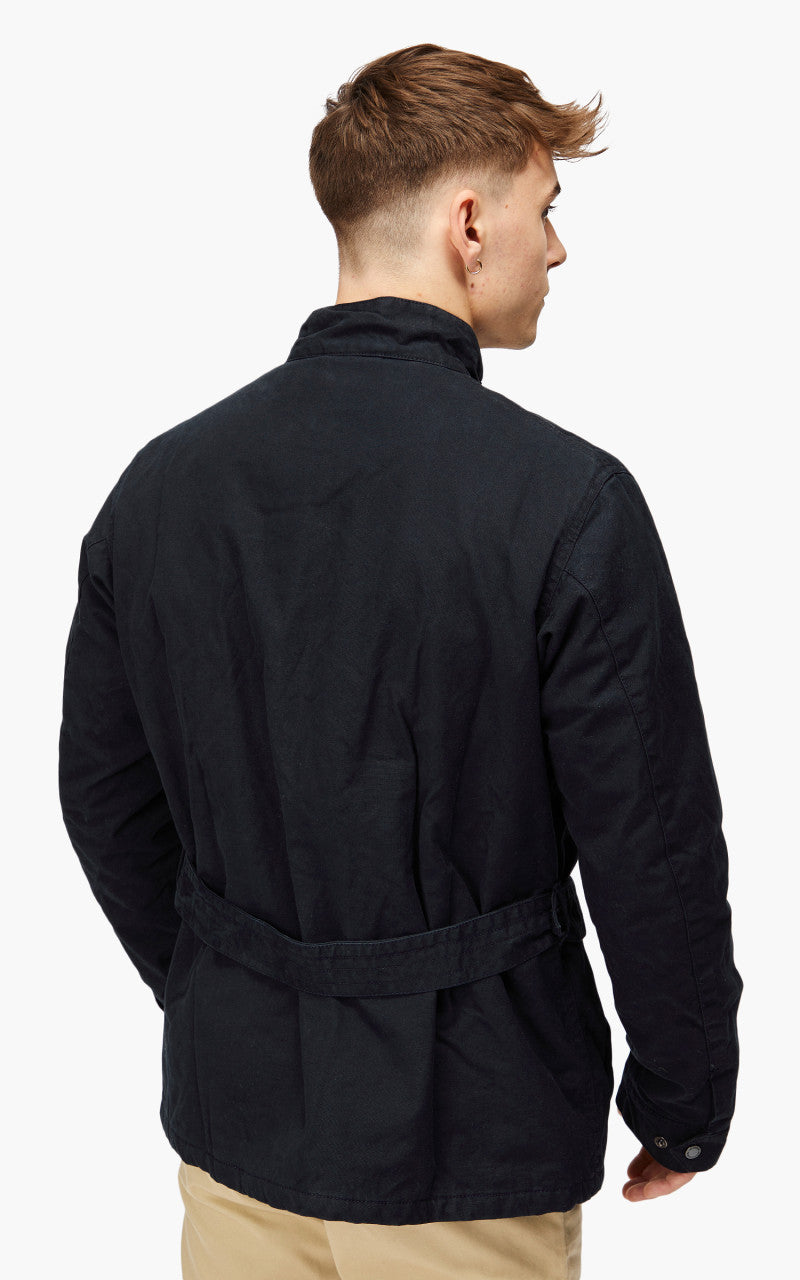 Barbour International Winter Grid A7 Casual Jacket Navy