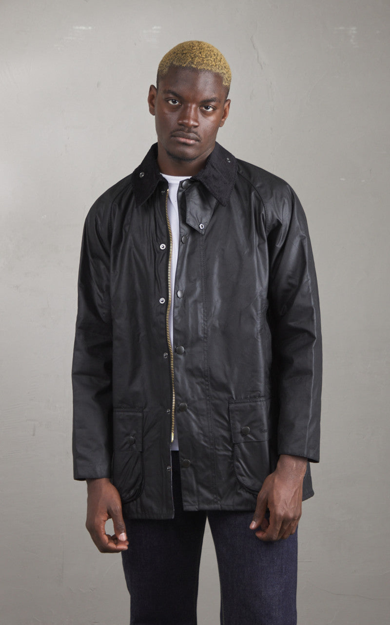 Barbour Beaufort Wax Jacket Black