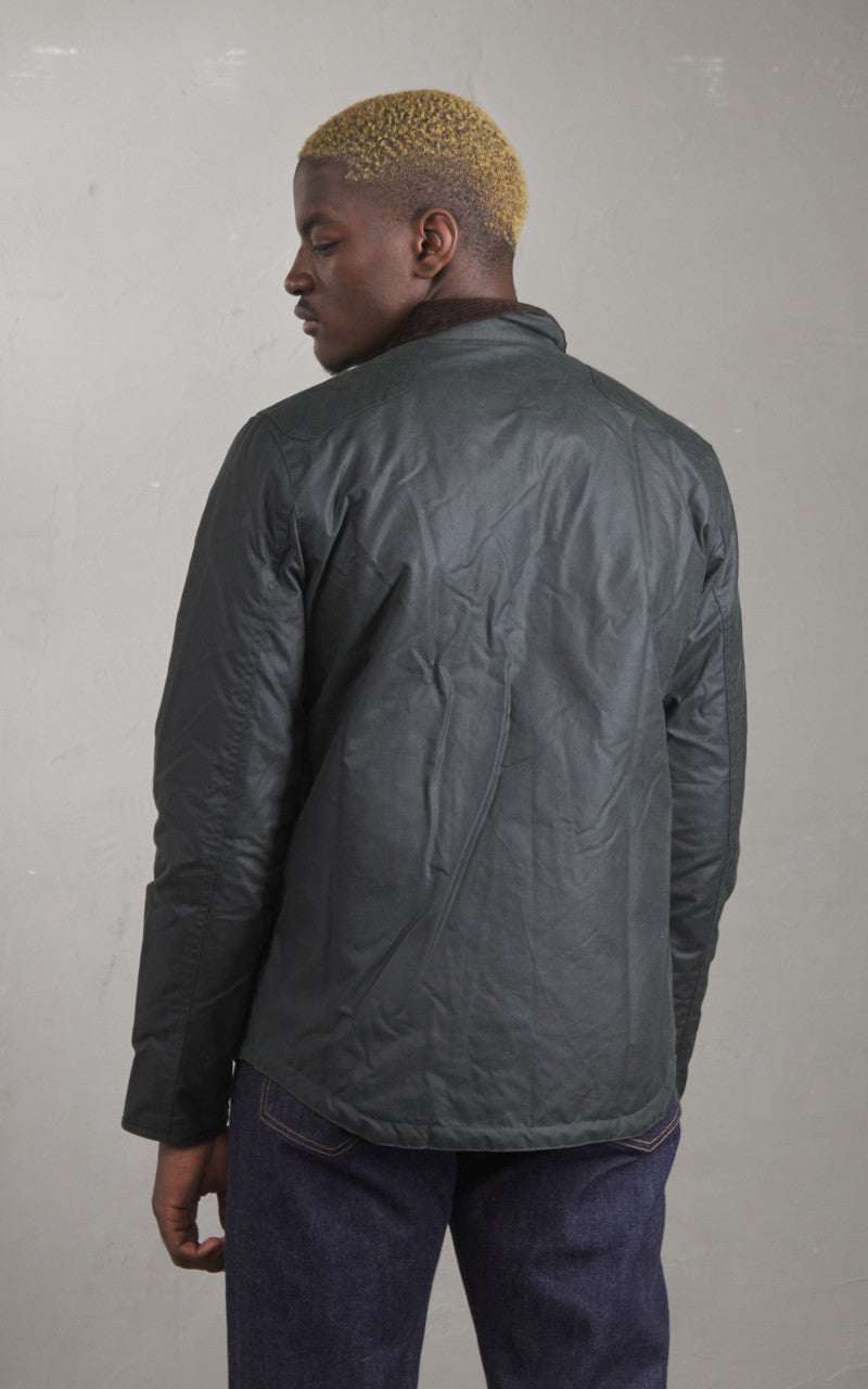 Barbour Reelin Wax Jacket Sage