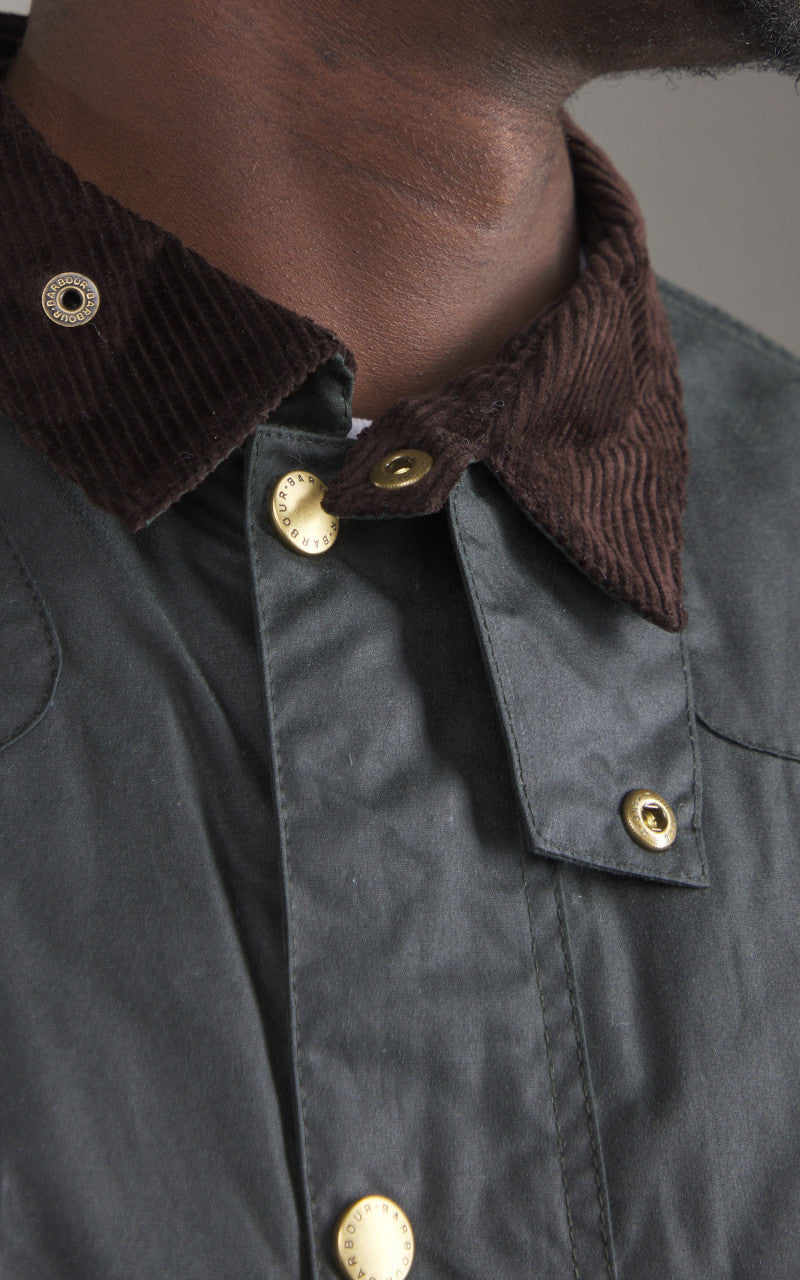 Barbour Reelin Wax Jacket Sage