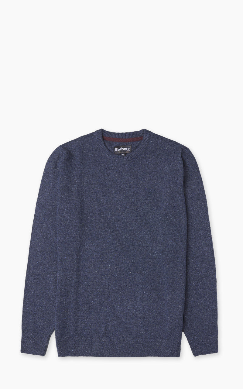 Barbour Essential Tisbury Crew Neck Sweatshirt Deep Blue