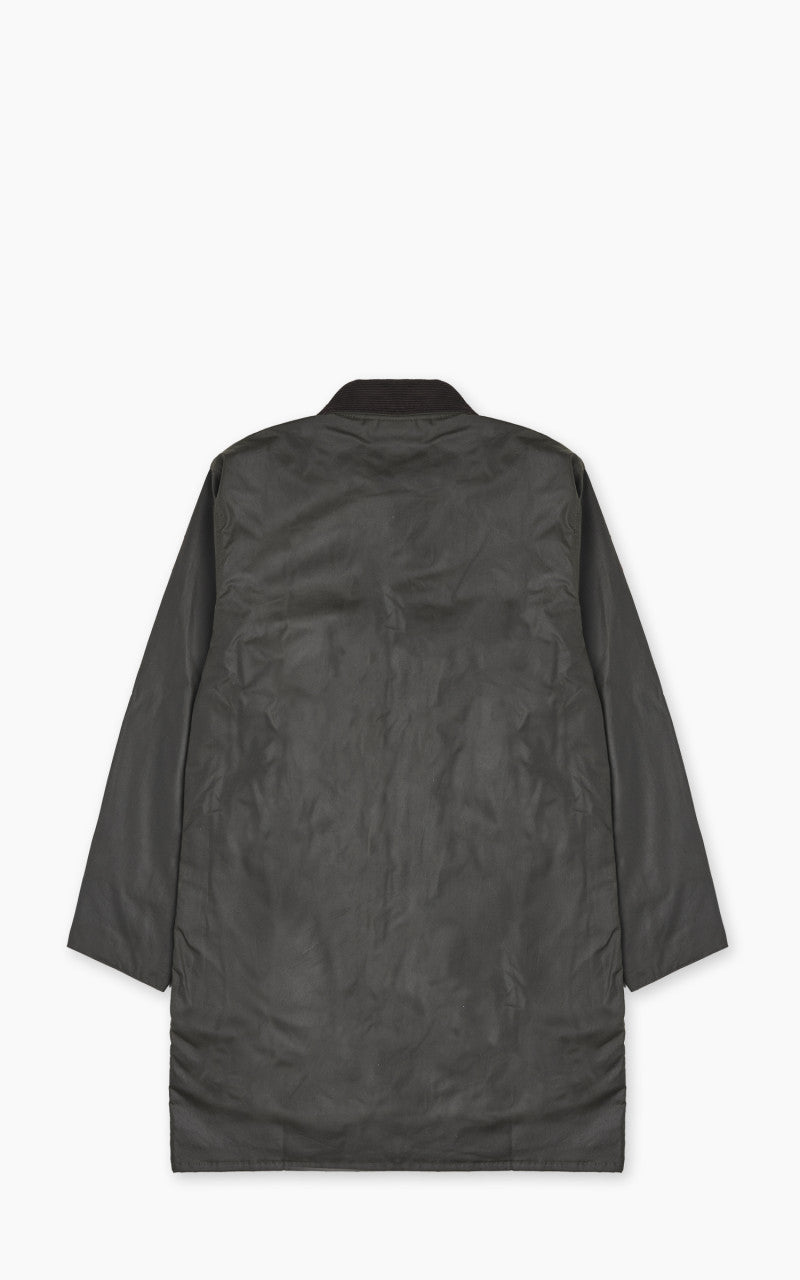 Barbour Border Wax Jacket Archive Olive