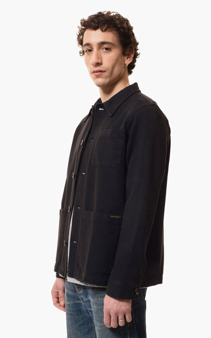 Nudie Jeans Barney Worker Jacket Black