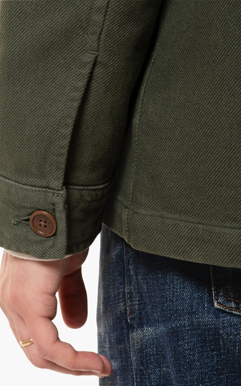 Nudie Jeans Barney Worker Jacket Olive