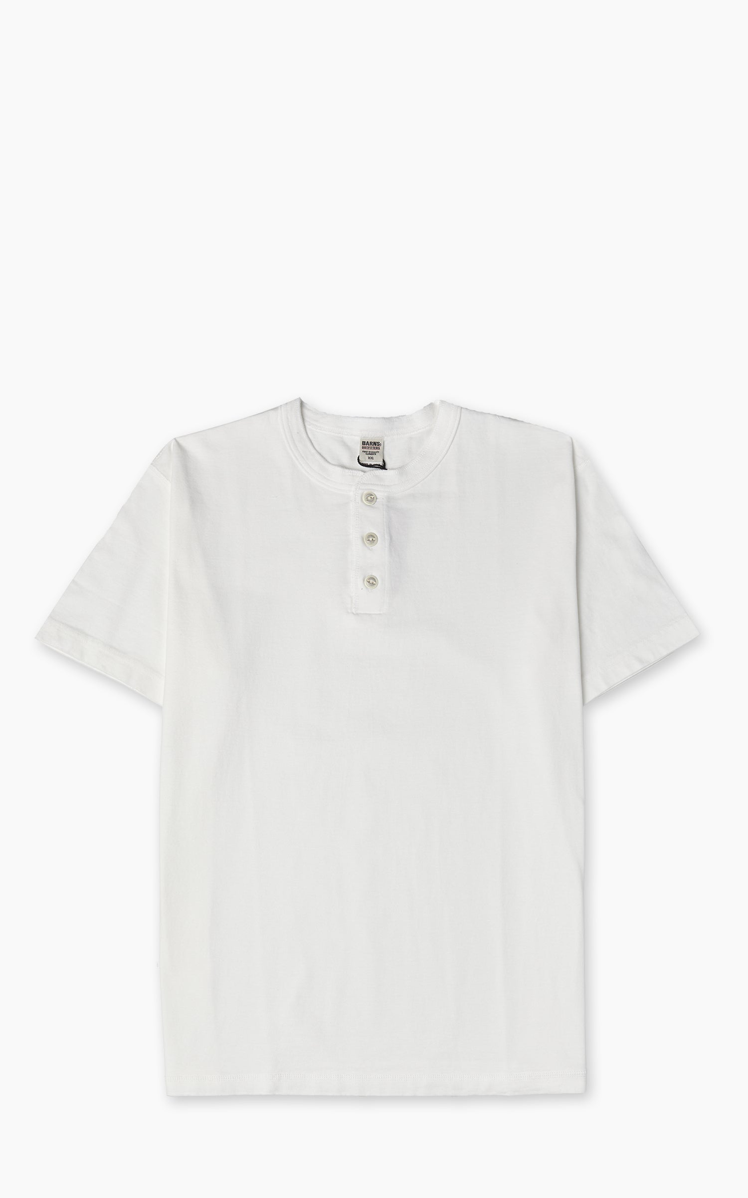 Barns Outfitters BR-8146SP COZUN S/S Henley T-Shirt Natural