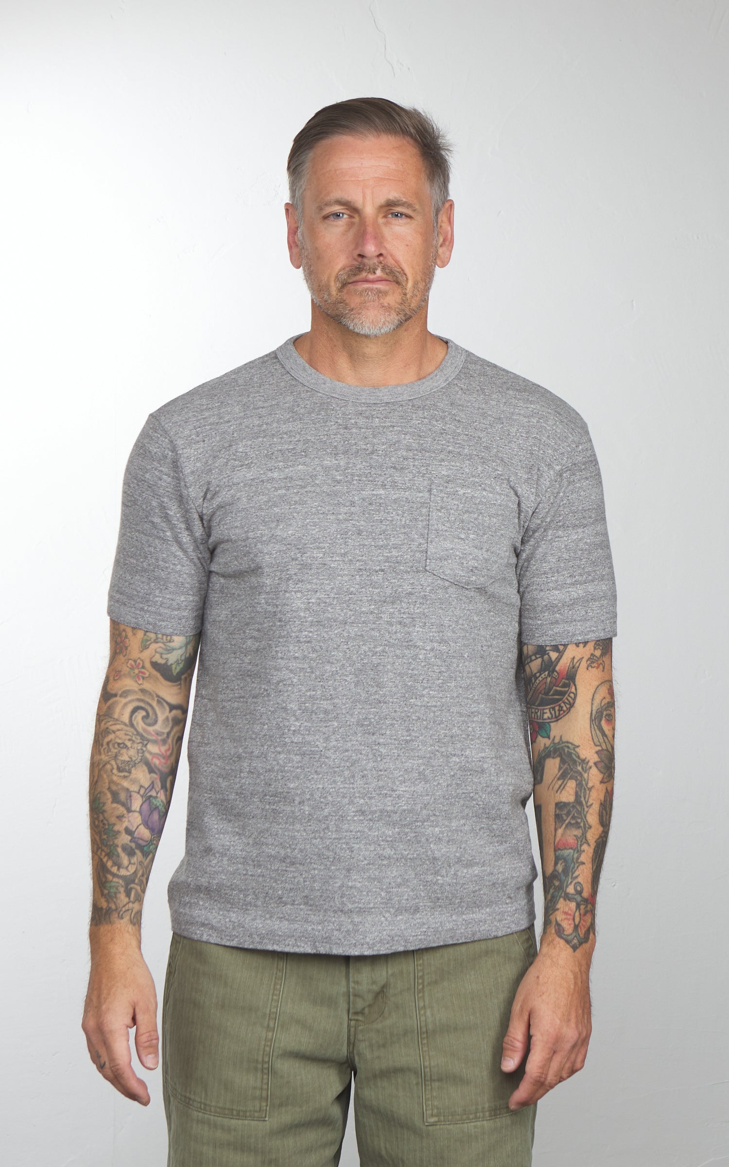 Barns Outfitters BR-11000 Tsuriami Pocket T-Shirt Grey