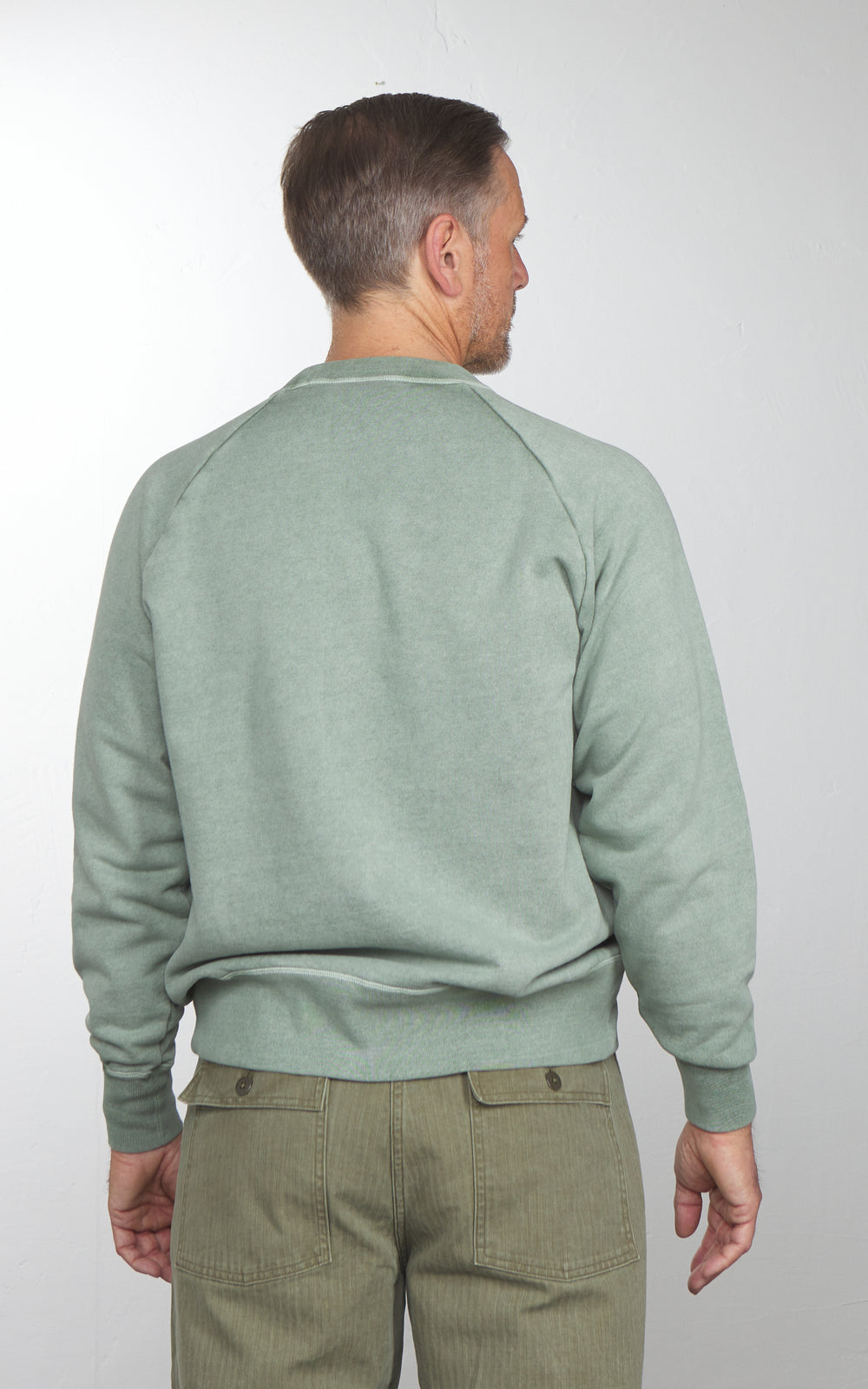 Barns Outfitters BR-26110 G.O.A.T. Slub Sweatshirt Sage