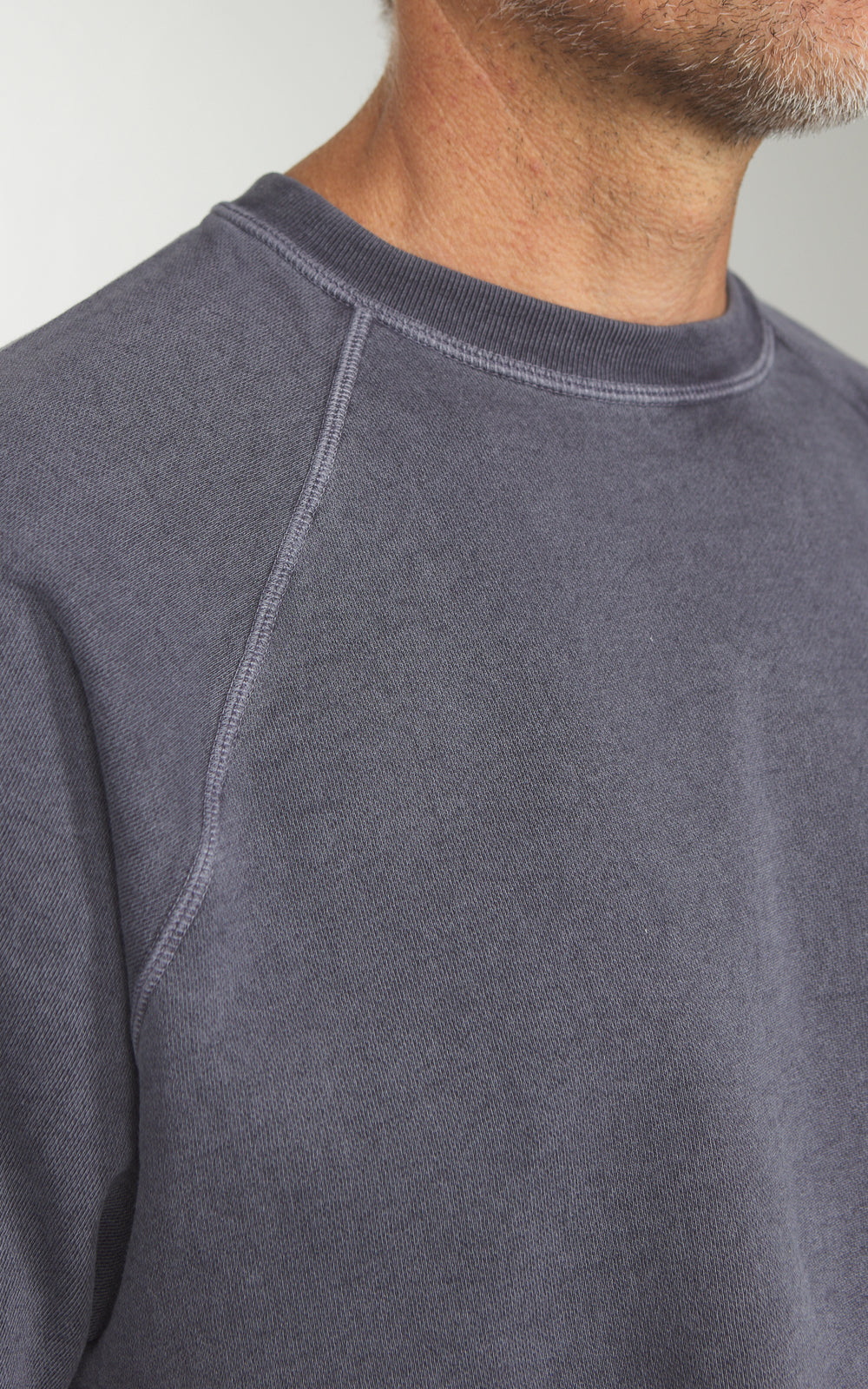 Barns Outfitters BR-26113 90's Short Sleeve Sweatshirt Purple Navy