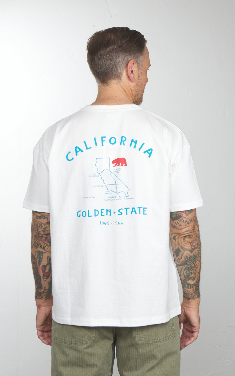 Barns Outfitters BR-26151 G.O.A.T. Short Sleeve T-Shirt White