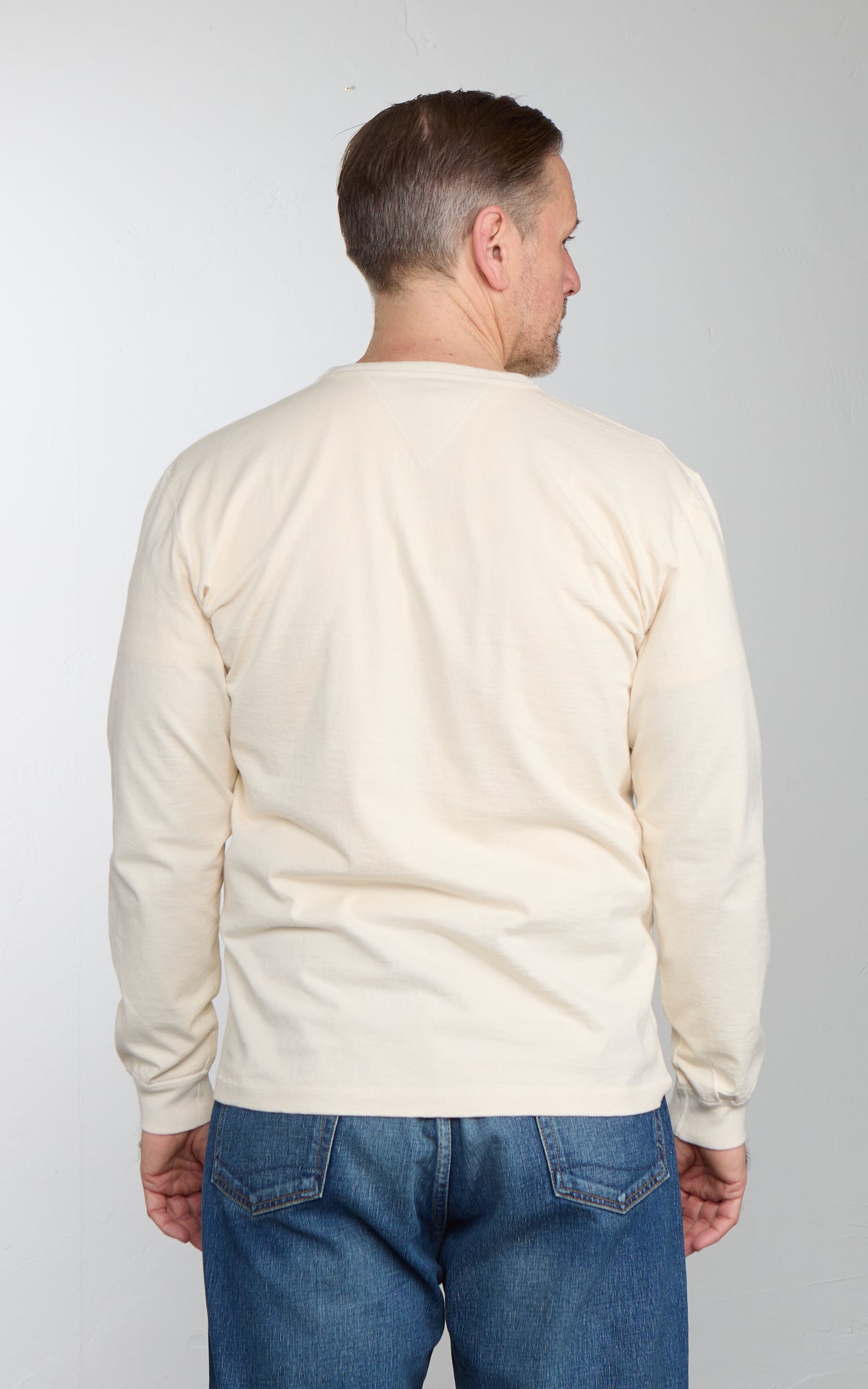 Barns Outfitters BR-3043 COZUN Crew Neck L/S T-Shirt Ivory