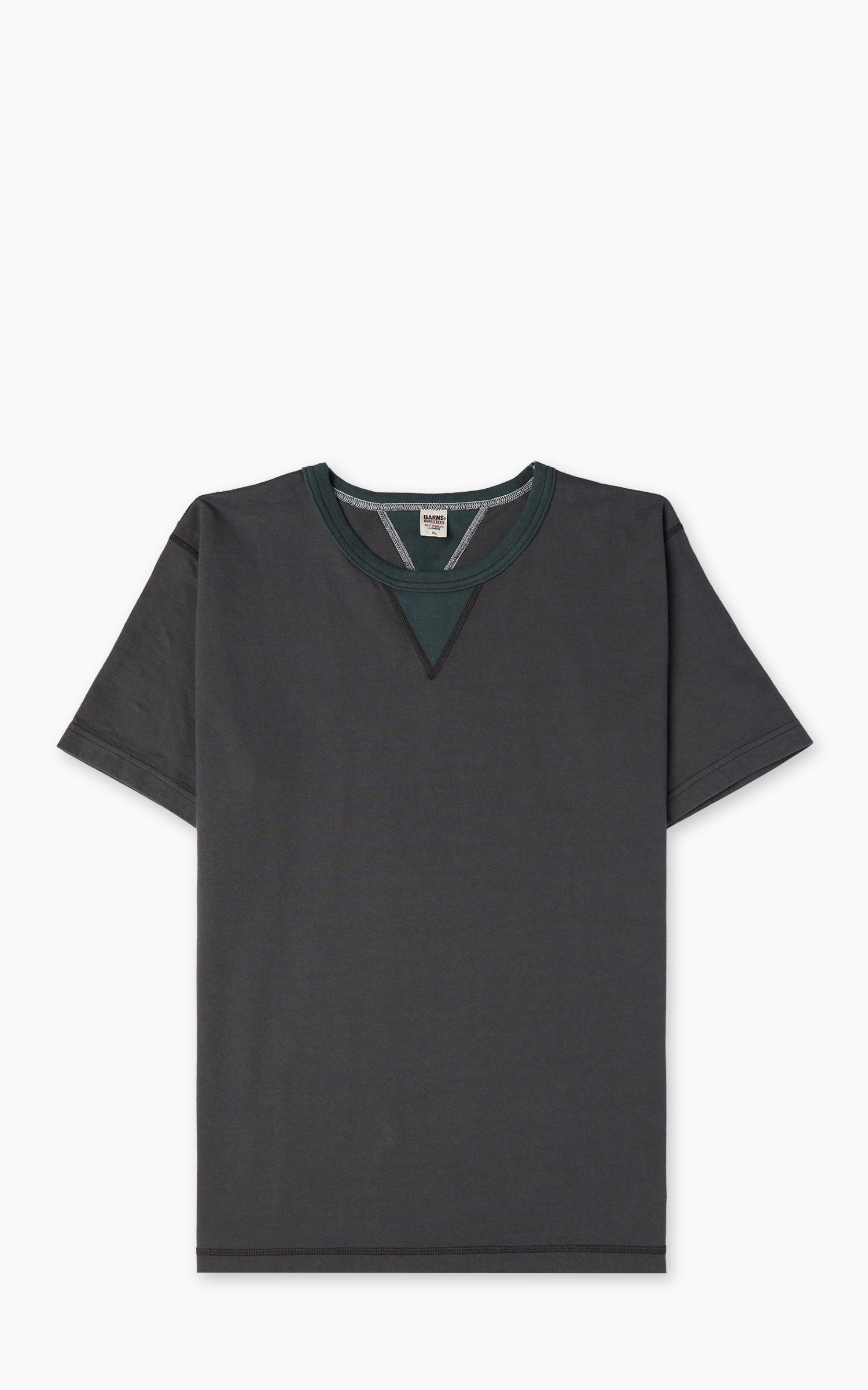 Barns Outfitters BR-8145 COZUN S/S Double V-Gusset T-Shirt Black