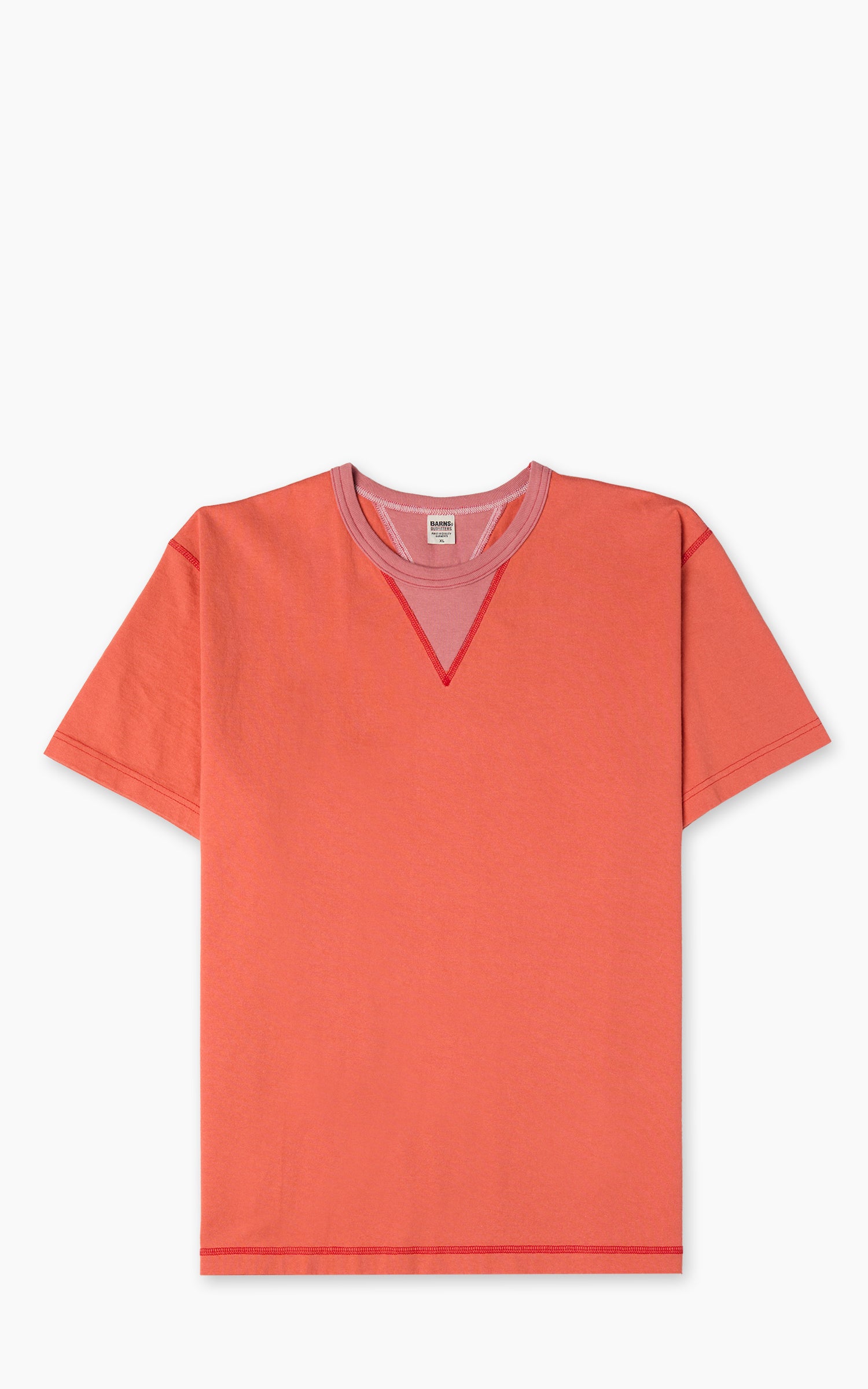 Barns Outfitters BR-8145 COZUN S/S Double V-Gusset T-Shirt Red
