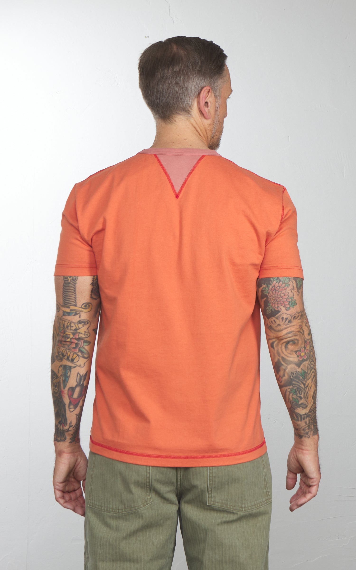 Barns Outfitters BR-8145 COZUN S/S Double V-Gusset T-Shirt Red