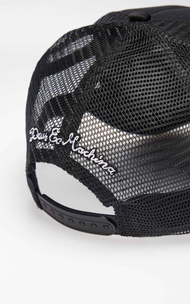 Deus Ex Machina Baylands Trucker Cap Black/White