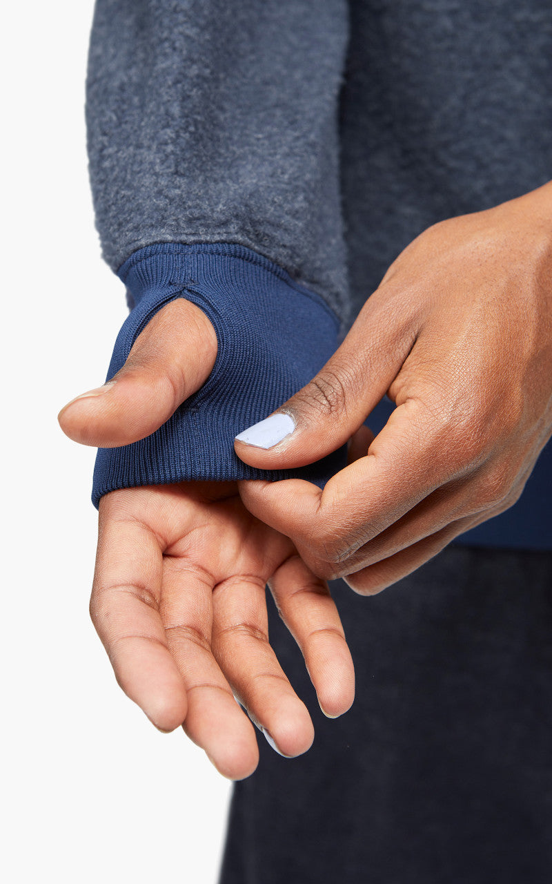 Beams Plus MIL Half Zip Fleece Navy
