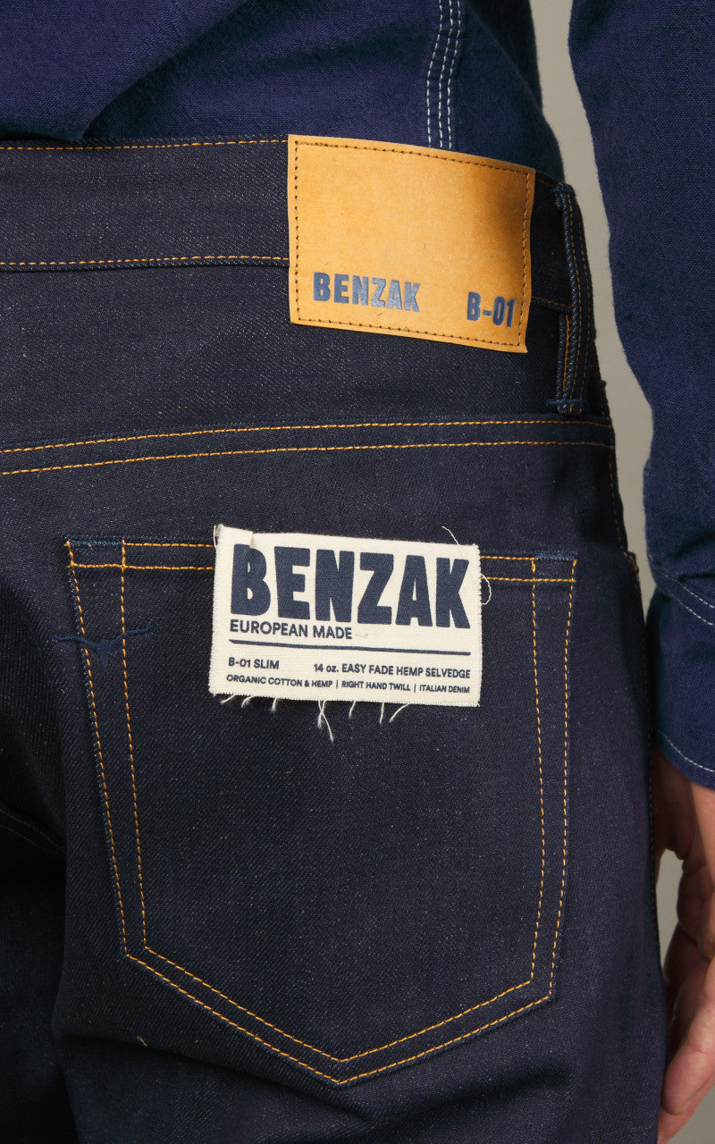 Benzak B-01 Slim Easy Fade Hemp Selvedge 14oz