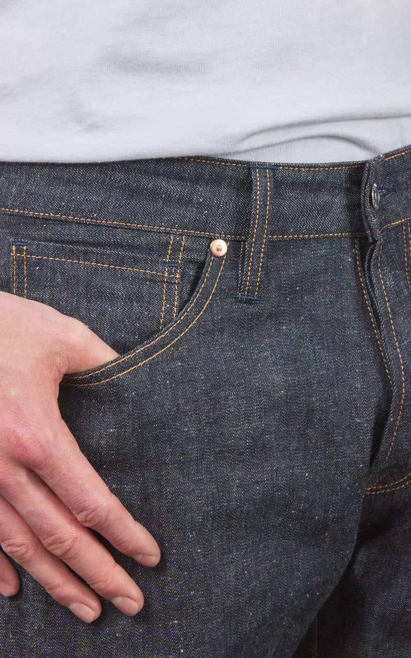 Benzak B-01 Slim Neppy Selvedge Indigo 11oz
