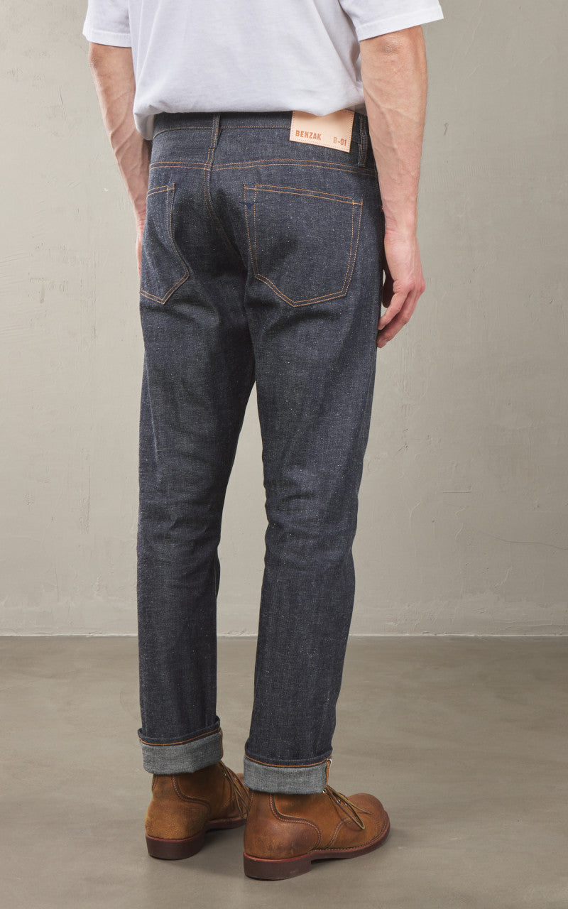 Benzak B-01 Slim Neppy Selvedge Indigo 11oz