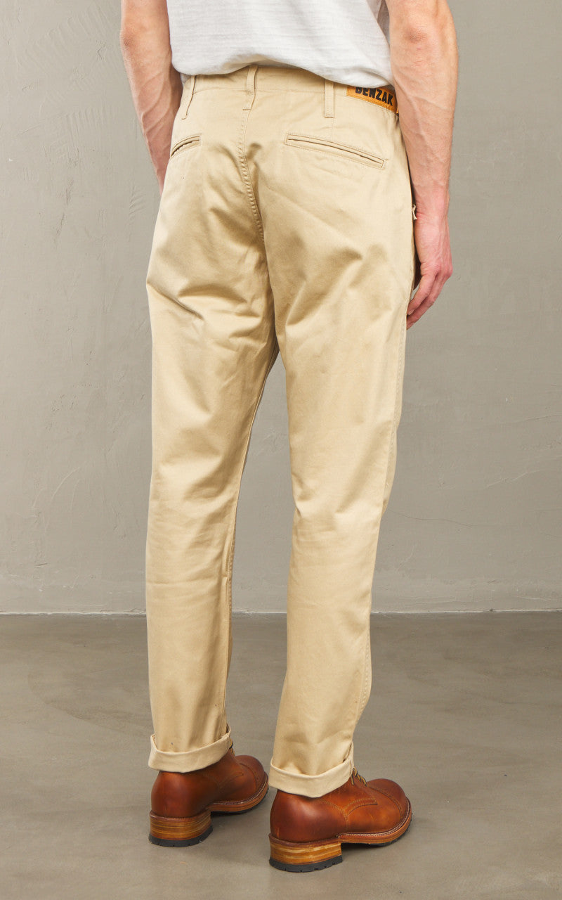 Benzak BC-04 Relaxed Chino Sateen Twill Desert Sand 8.5oz